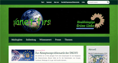 Desktop Screenshot of gruene-linke.de